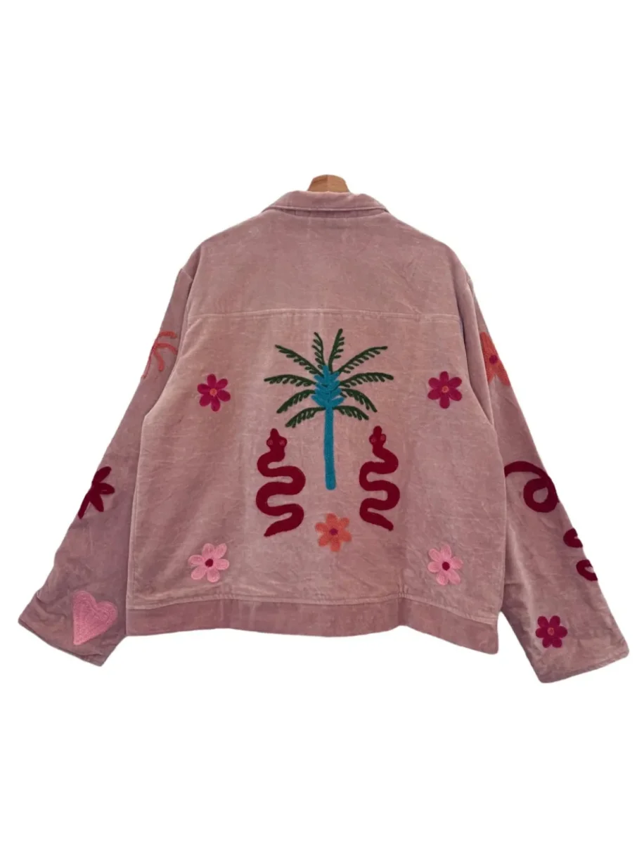 Veste velours brodé – Image 3