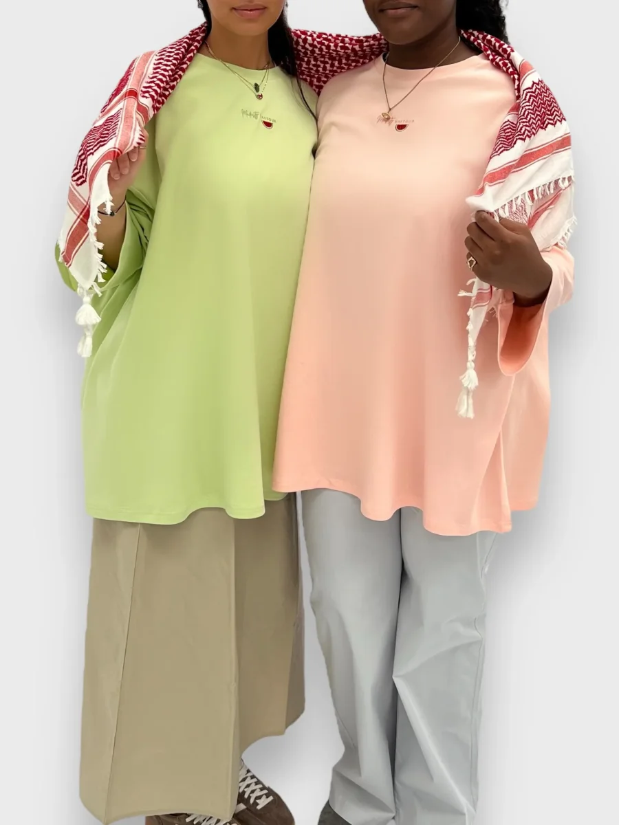 PALESTINE OVERSIZE PINK WATERMELON TEE-SHIRT – Image 2