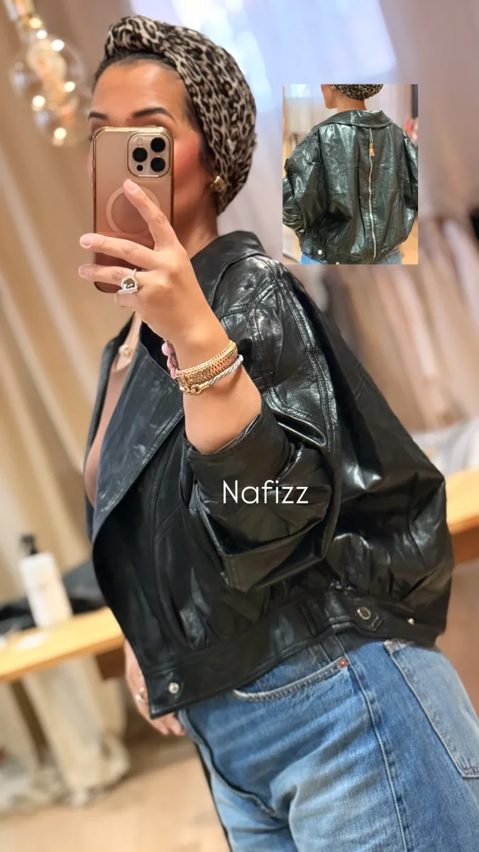 Veste Zip Simi cuir – Image 5