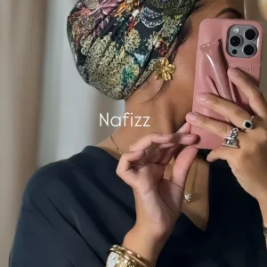 Mini Carré de soie Dyana black