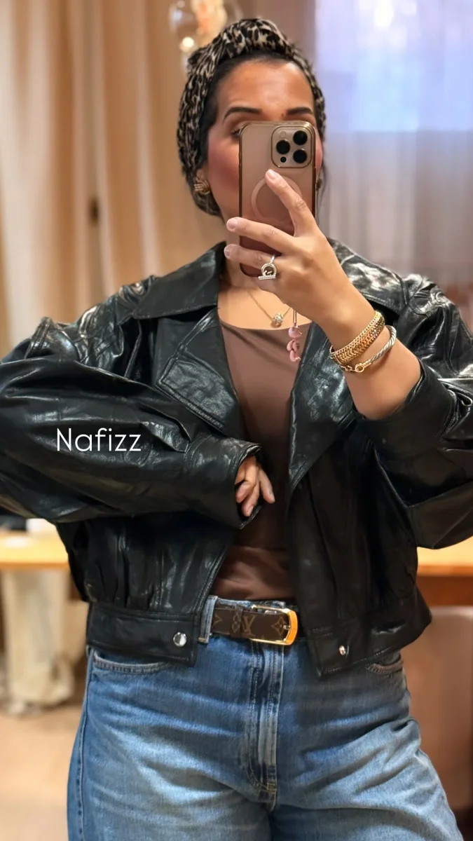 Veste Zip Simi cuir – Image 4