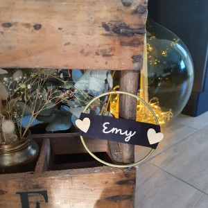 Boule de sapin de Noël personnalisée