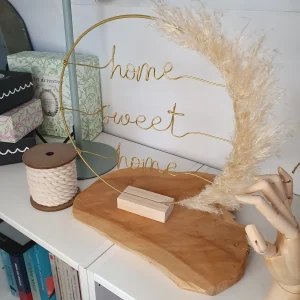 Couronne pampa "home sweet home"