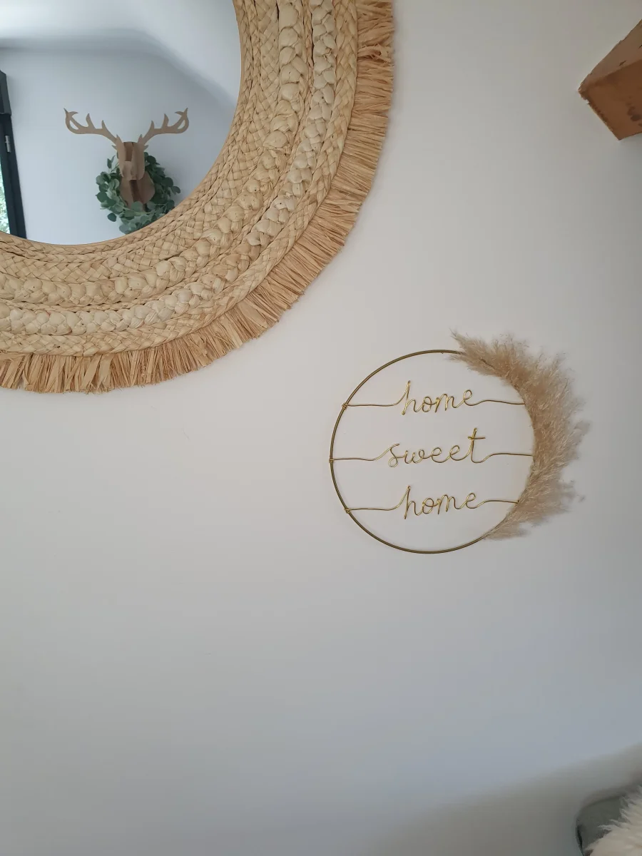 Couronne pampa "home sweet home" – Image 5