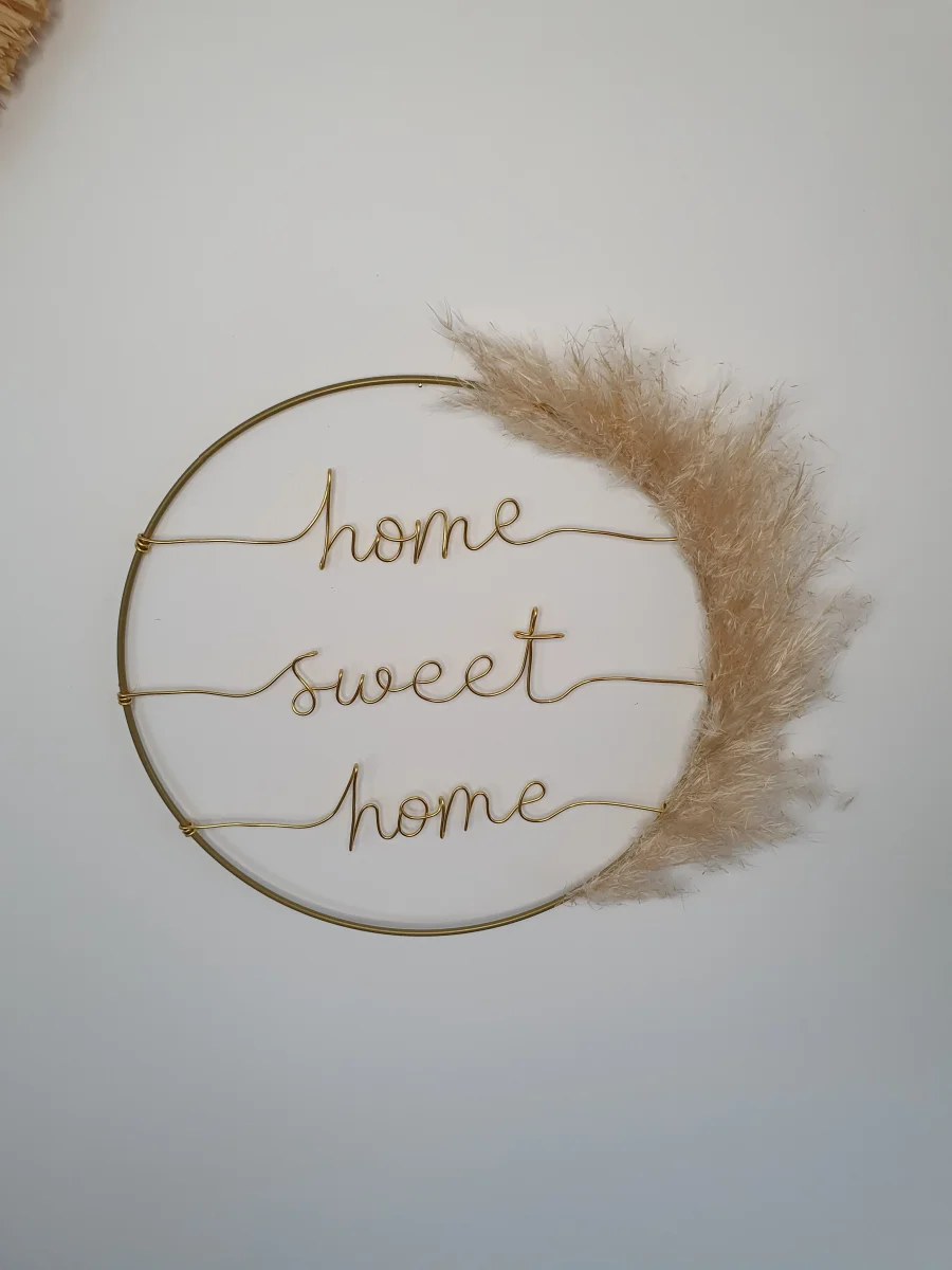 Couronne pampa "home sweet home" – Image 6
