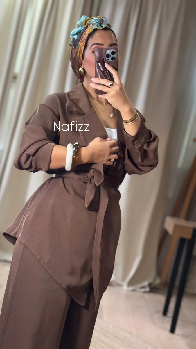 Carré de soie Marrakech jaune – Image 4