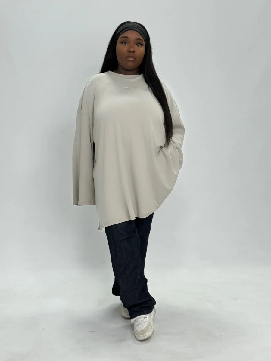 TEE SHIRT PYEONHAN GRIS CLAIR – Image 6