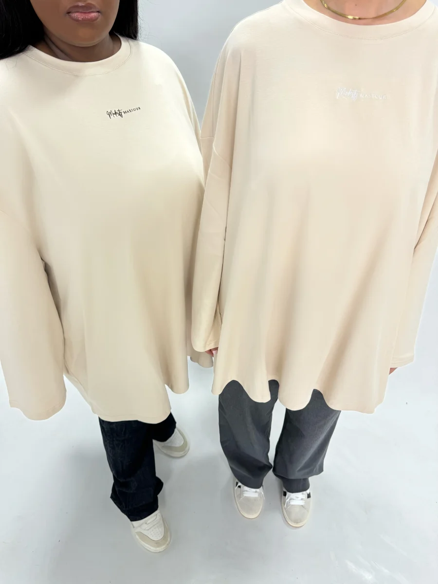 TEE-SHIRT PYEONHAN BEIGE – Image 3