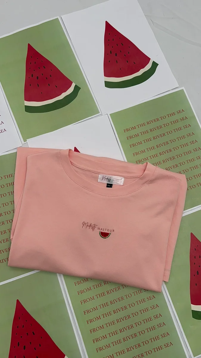 PALESTINE OVERSIZE PINK WATERMELON TEE-SHIRT – Image 4