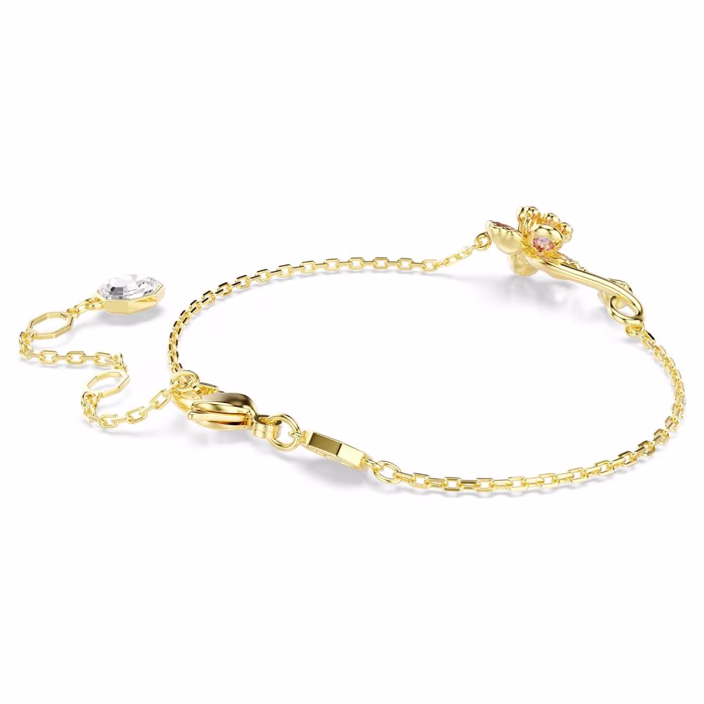 Bracelet Swarovski Idyllia fleur, doré, multicolores – Image 5