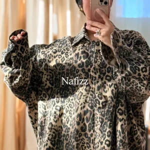 Veste chemise léopard