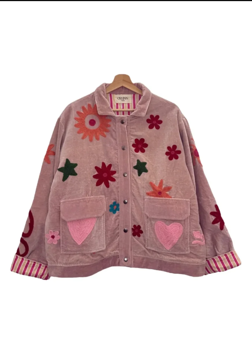 Veste velours brodé – Image 2