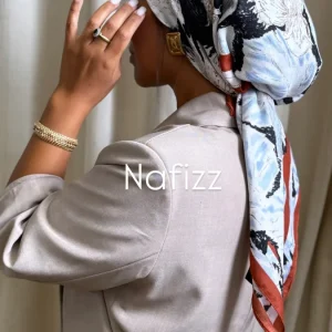 Mini carré NAYA orient terracotta