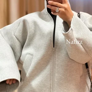 Veste gilet Zip gris