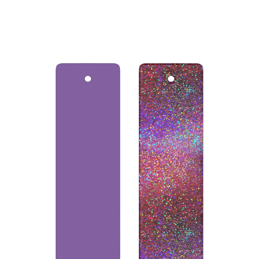 Cuir Papillons & Paillettes Roses Manchettes 25mm