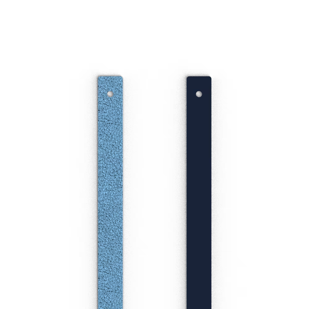 Cuir Ciel Etoilé & Marine Manchettes 8mm