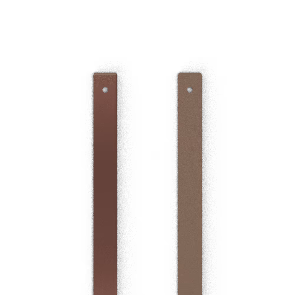 Cuir Georgettes 8mm, marron glacé & mocha