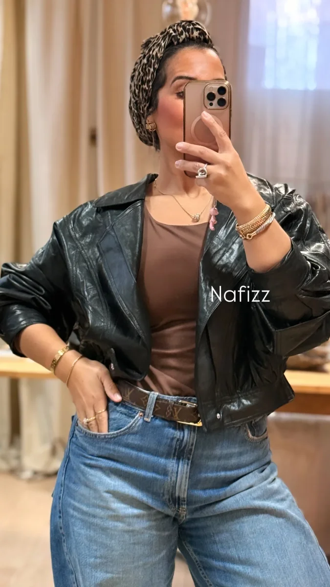 Veste Zip Simi cuir – Image 6