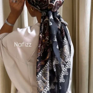 Grand carré Châtaigne noir