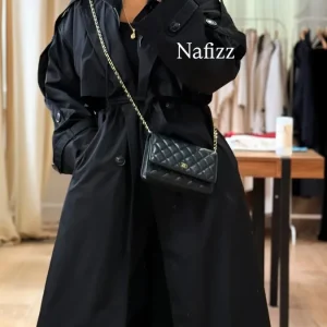 Veste trench Loa noir