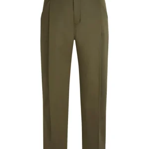 RÉMUS - Pantalon à grand pli en gabardine