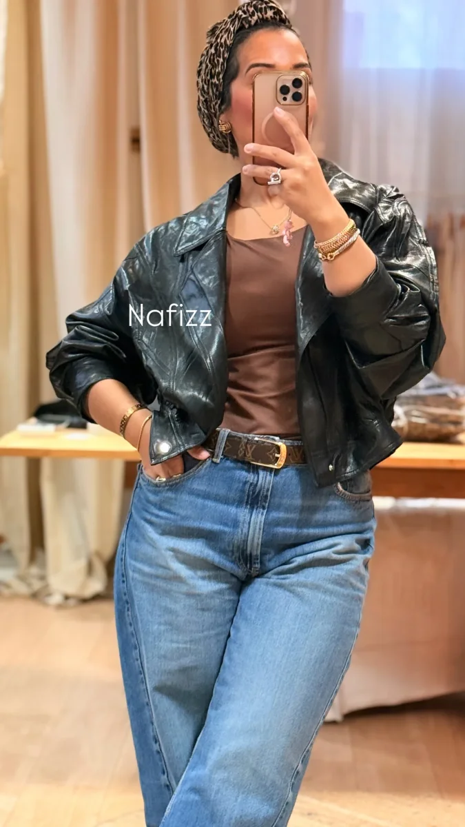 Veste Zip Simi cuir – Image 2