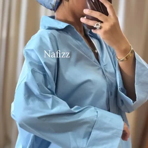 Mini Carré de soie SEYA bleu