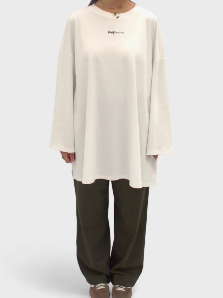 TEE-SHIRT PYEONHAN BLANC – Image 3