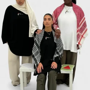 PALESTINE OVERSIZE TEE SHIRT BLACK