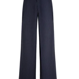 SOUTH - Le pantalon ample à pli en flanelle rayée