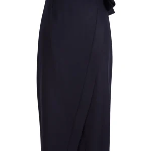 FALDA - Jupe portefeuille en flanelle