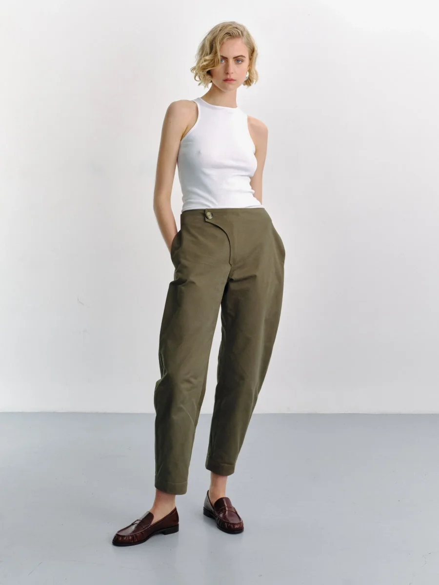 KURB - Pantalon barrel en gabardine – Image 8