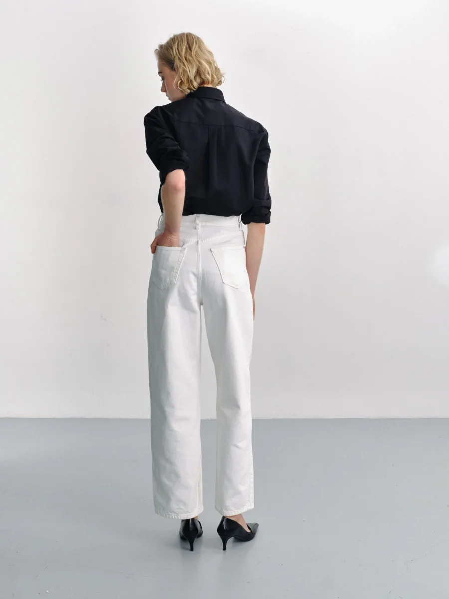 LARS - Pantalon ample en denim écru – Image 6