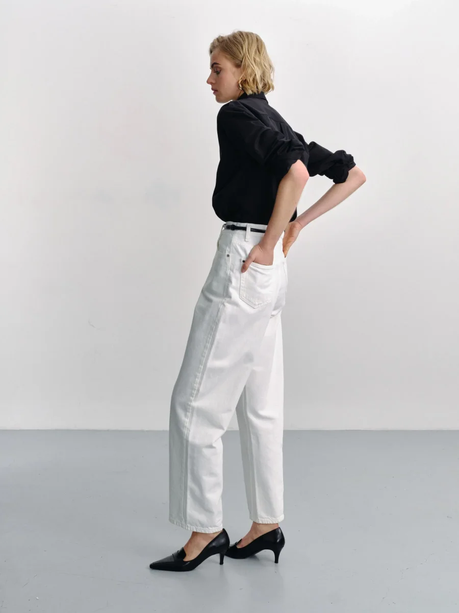 LARS - Pantalon ample en denim écru – Image 5