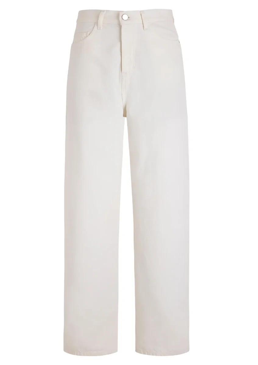 LARS - Pantalon ample en denim écru