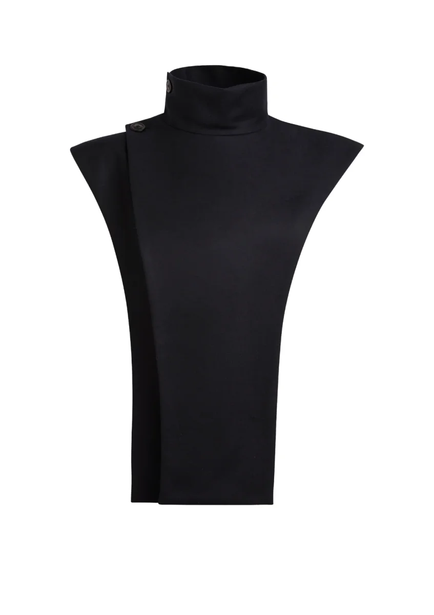 SOKO - Plastron à col montant en flanelle