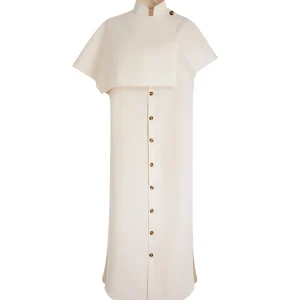 SORA - Robe longue en coton-lin