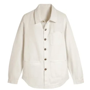 GENESIS - Veste workwear en denim écru