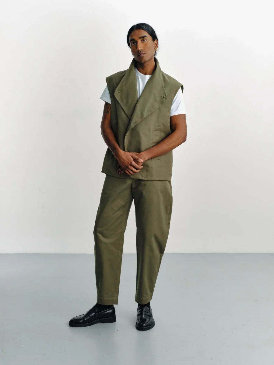 KURB - Pantalon barrel en gabardine – Image 7
