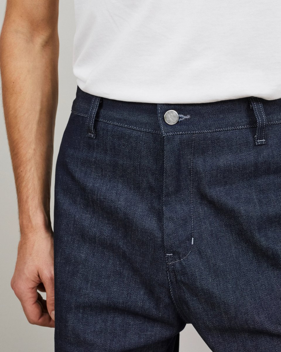 AMPIO - Pantalon ample en denim indigo – Image 9