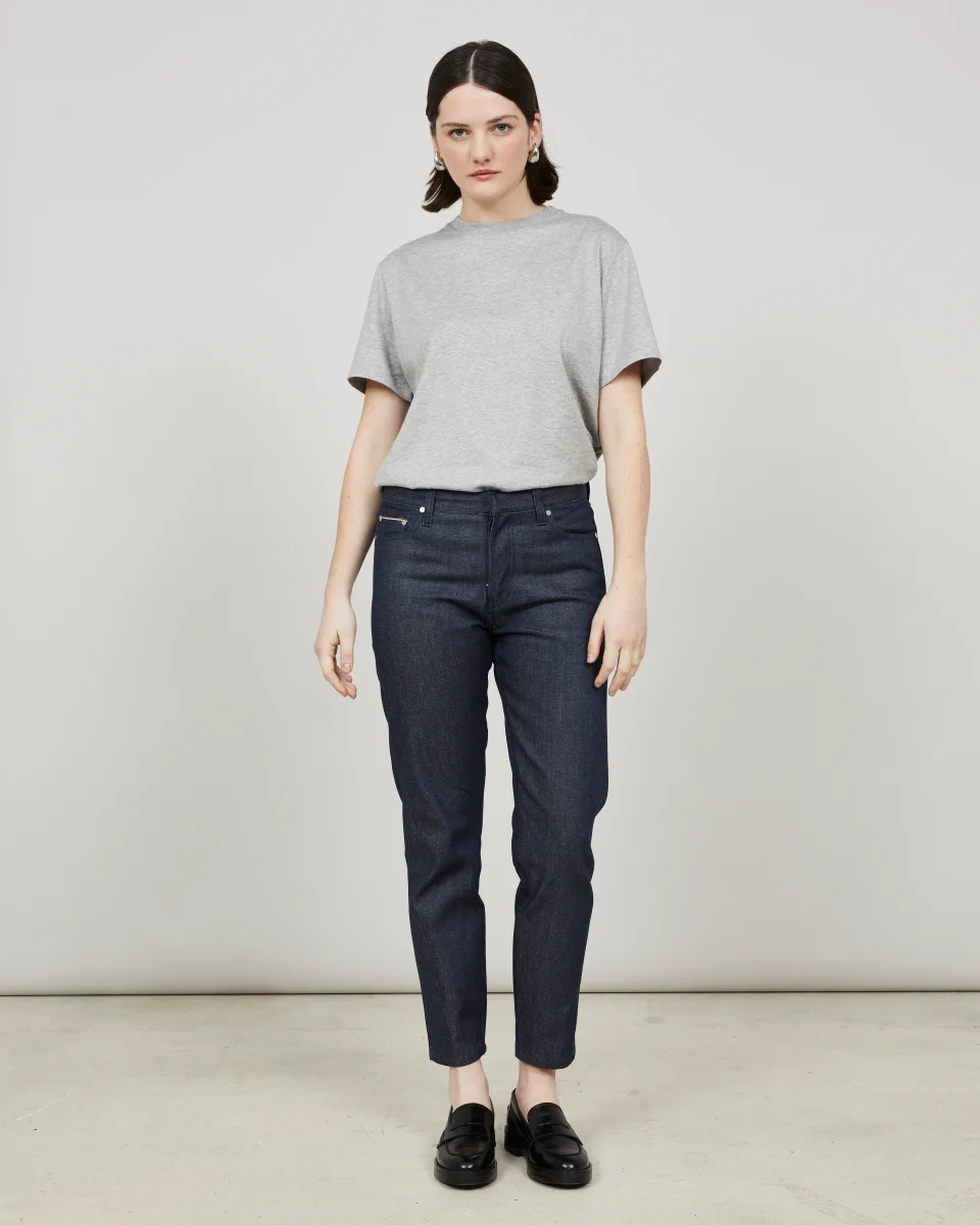 GEMINI pour ELLE - Pantalon ajusté en denim brut – Image 4