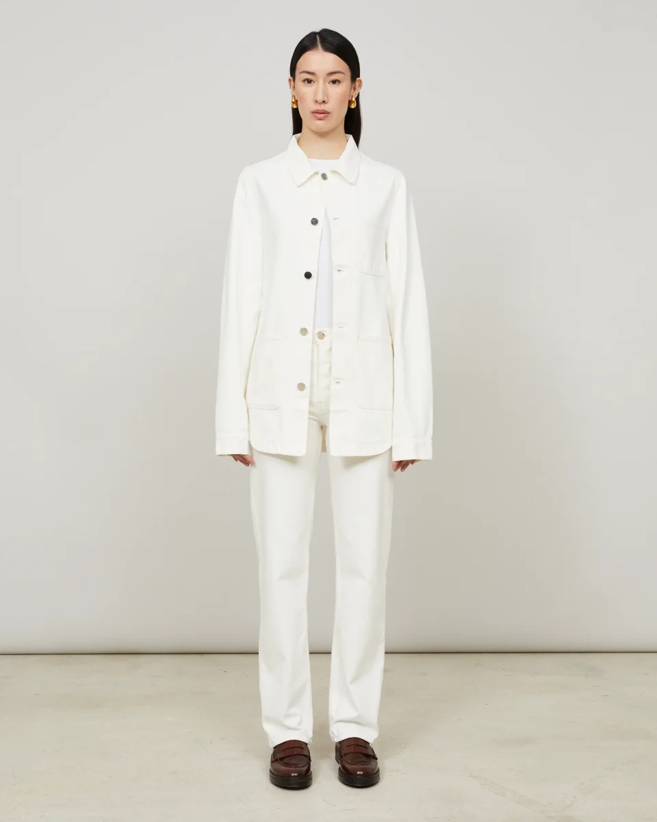 GENESIS - Veste workwear en denim écru – Image 3