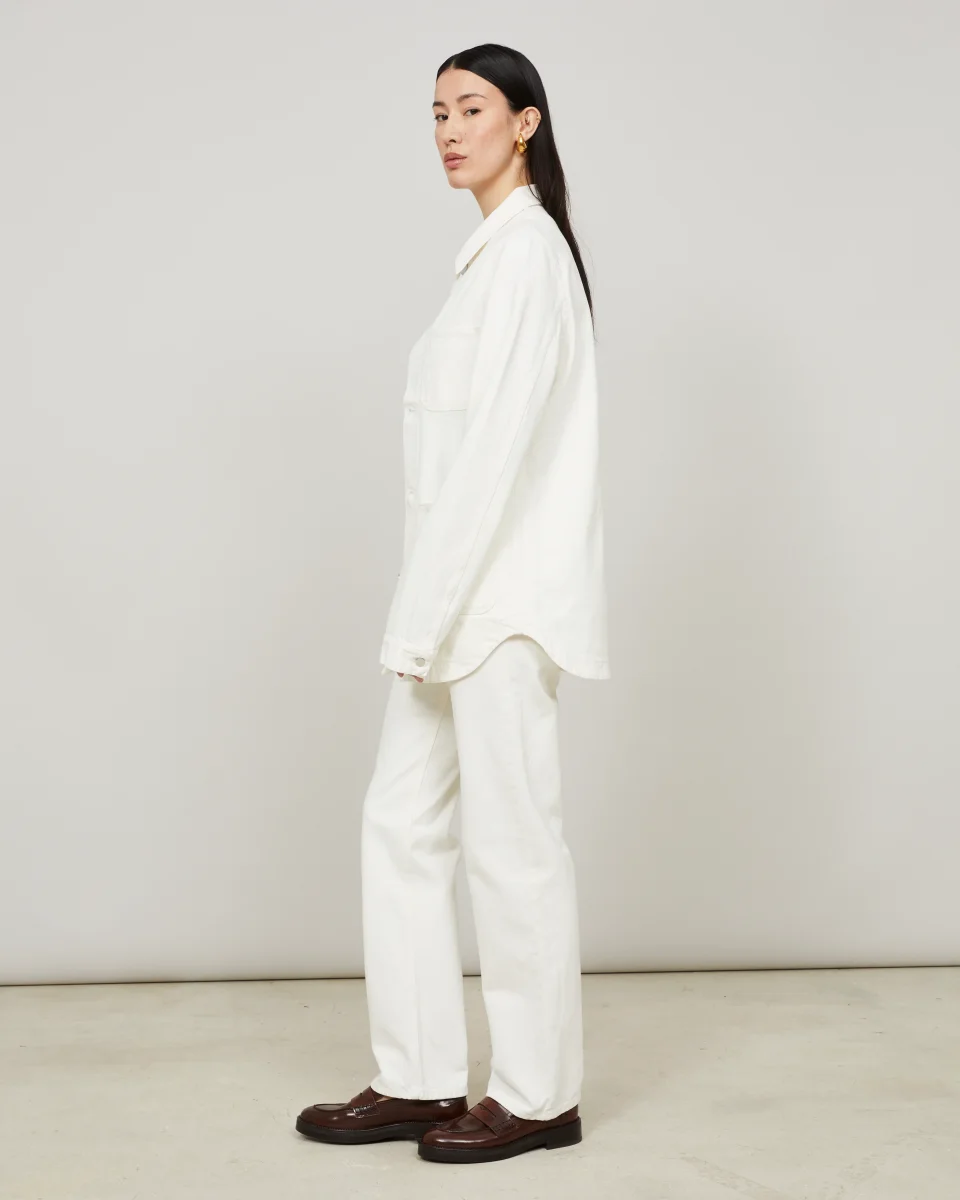 GENESIS - Veste workwear en denim écru – Image 4