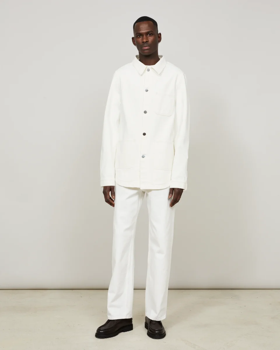 GENESIS - Veste workwear en denim écru – Image 6