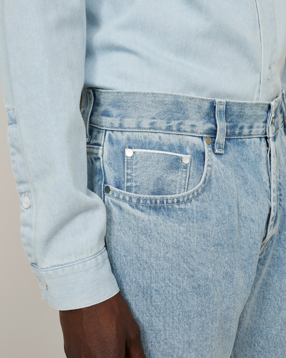 JANUS pour Lui - Pantalon droit en denim lavé – Image 7