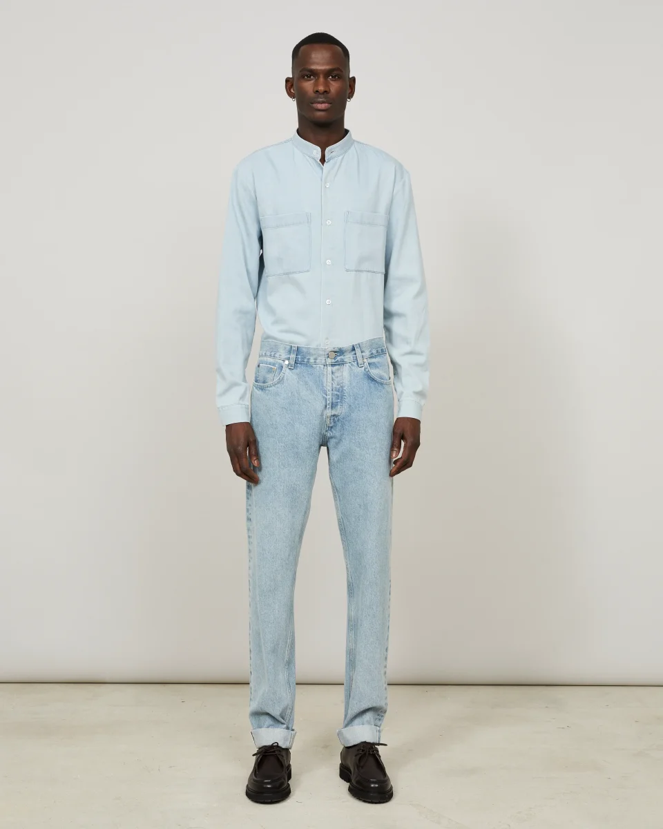 JANUS pour Lui - Pantalon droit en denim lavé – Image 4