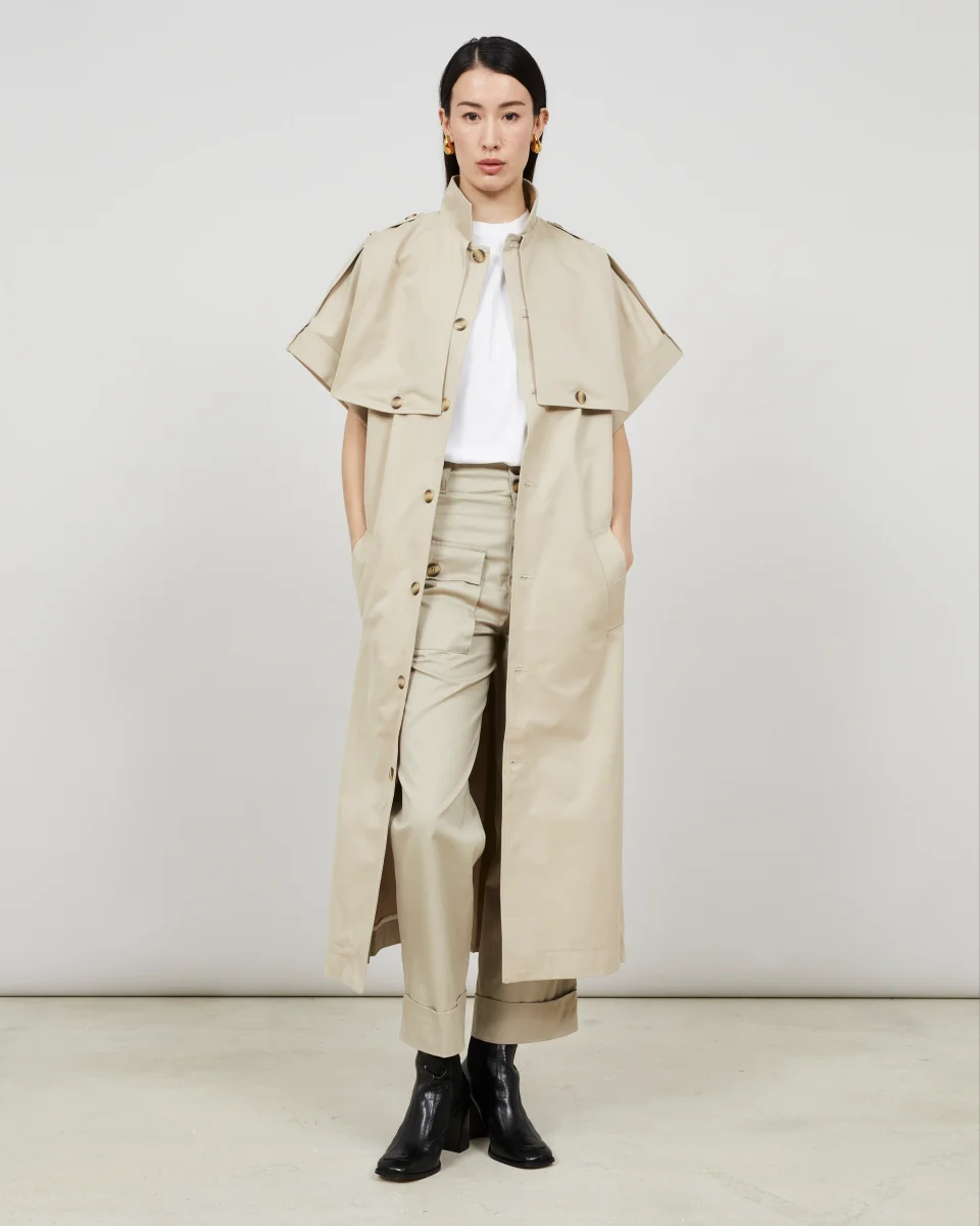 MANSOUR - Trench-coat ceinturé – Image 4