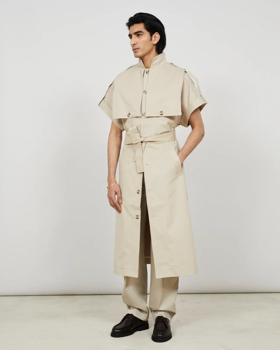 MANSOUR - Trench-coat ceinturé – Image 7