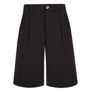 ROMULUS - Bermuda à plis en coton-lin