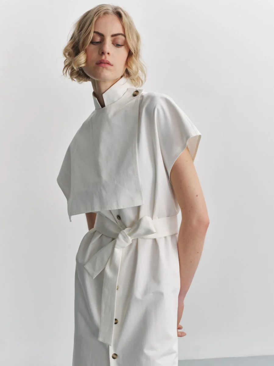 SORA - Robe longue en coton-lin – Image 7